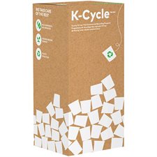Boîte de programme de recyclage K-Cycle pour dosette K-Cup grand - jusqu'à 400 K-cups