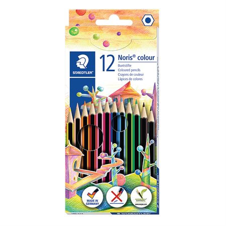 Crayons de couleurs Noris® paquet de 12