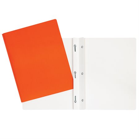 Couverture de présentation orange