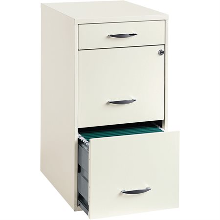3-Drawer Mobile white