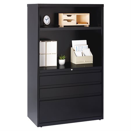 Lateral Files Combo Unit 2 Storage Drawers and 1 Filing