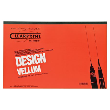 Clearprint Design Vellum Pad 11 x 17 in.