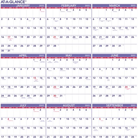 Yearly Wall Calendar 2025