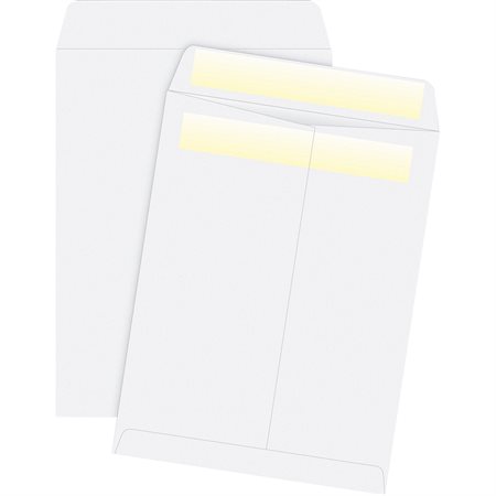 Press-to-Seal Envelope White. 9 x 12 in.
