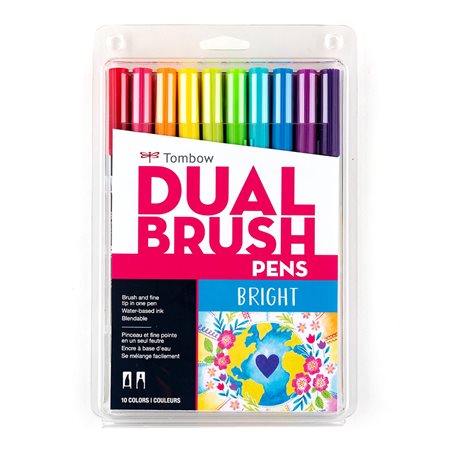 Double Brush Pens bright colours