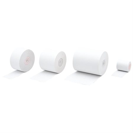 Rouleau de papier pour calculatrice et caisse enregistreuse Paquet de 5 2-1 / 4" x 125' x 2-3 / 4" dia.