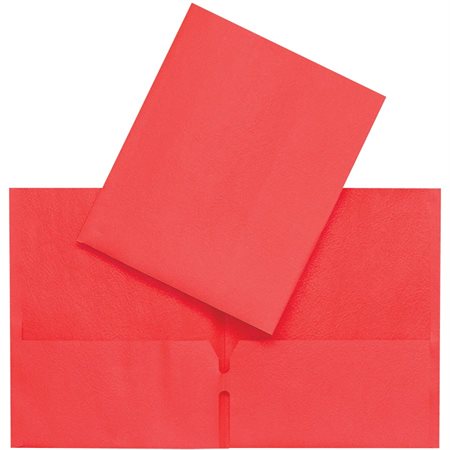 Twin-Pocket Presentation Folder red