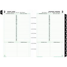 Desk Size Refills and Accessories (2025) Dated refills - bilingual 1 day/page