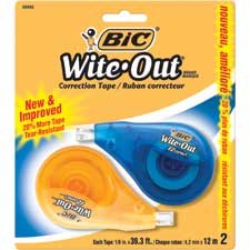 Ruban correcteur mini Wite-out® Ecolution™ pqt 2