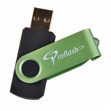 Clé USB à mémoire flash FlipFlash 16 Go couleurs variées