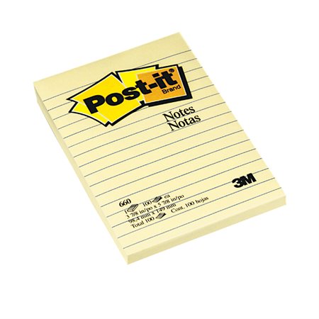 Post-it® Self-Adhesive Notes Ruled 4 x 6 in. (1)