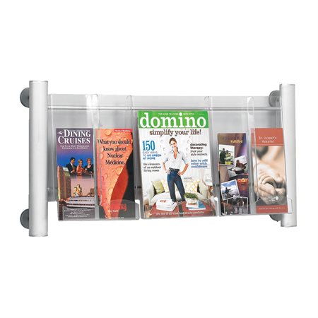 Luxe™ Literature Holder Wall mounted 31-3 / 4 x 5 x 15-1 / 4 in