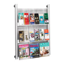 Luxe™ Literature Holder Wall mounted 31-1/4 x 5 x 41 in