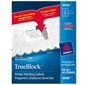 Étiquettes rectangulaires blanches TrueBlock™ 5 x 3-1 / 2" (100)