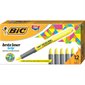 Brite Liner® Grip Highlighter Box of 12 yellow
