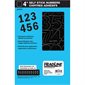 Lettres et chiffres en vinyle Geosign Chiffres noirs 100 mm (4")