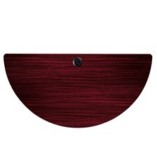 Tucana Conference Table Half-Round Table Top, 48 x 24" mahogany