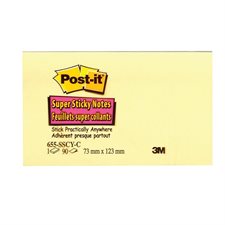 Post-it® Super Sticky Notes 12 pads 3 x 5 in.