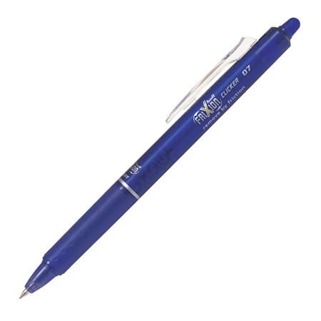 Stylo à bille roulante rétractable effaçable FriXion® Clicker 0,7 mm bleu