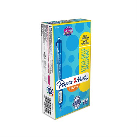 Stylos à bille rétractable InkJoy™ 300 Boîte de 12 bleu