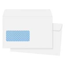 White Window T-4 Slip Envelopes Single window pkg 25