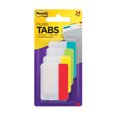 Post-it® Filing Tabs primary colours
