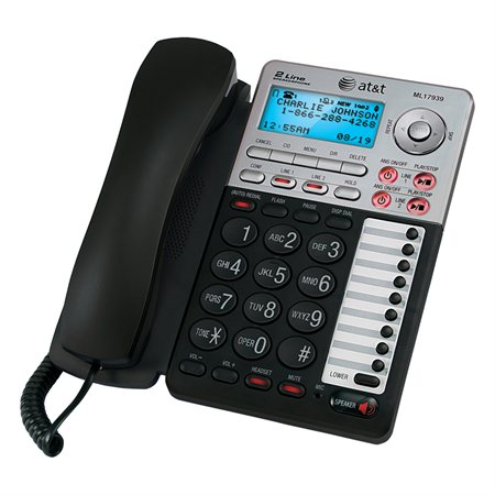 ML179X Multi-Line Telephone With integrated digital answering system on both lines (up to 40 min.)