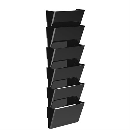 Wall Files Set of 6 files, letter size. black