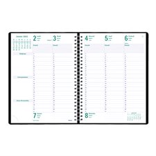 5-day Timanager® Weekly Diary (2025) 10-1/4 x 7-5/8 in. French