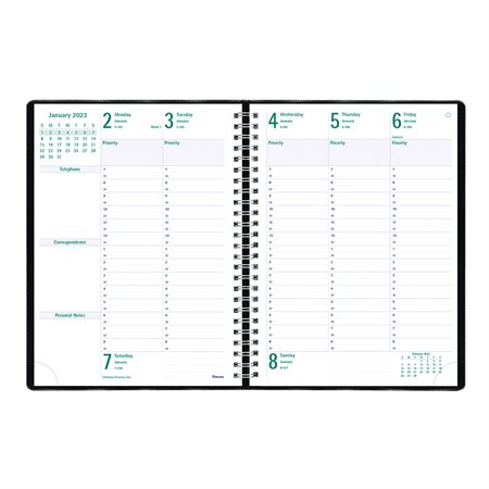 5-day Timanager® Weekly Diary (2025) 10-1 / 4 x 7-5 / 8 in. English