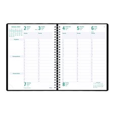 5-day Timanager® Weekly Diary (2025) 10-1/4 x 7-5/8 in. English