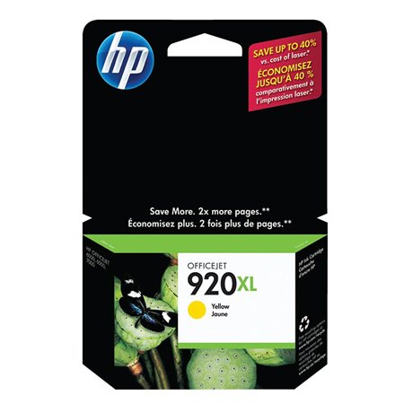 HP 920XL High Yield Ink Jet Cartridge yellow