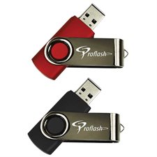Classic Flash Drive USB 2.0 8 GB - pack of 2 (black/red)