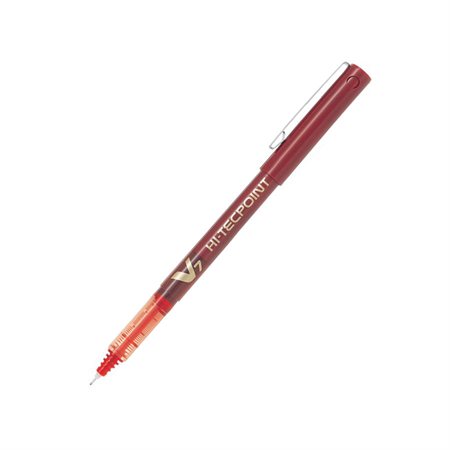 Stylos à bille roulante Hi-Tecpoint V5  /  V7 0,7 mm V7 rouge