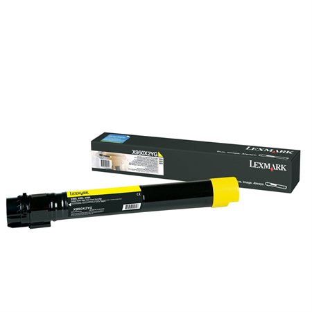 X950 / X952 / X954 Extra High Yield Toner Cartridge yellow