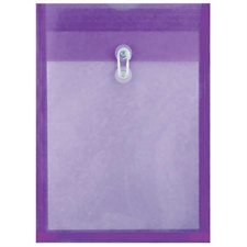 Enveloppe transparente expansible violet