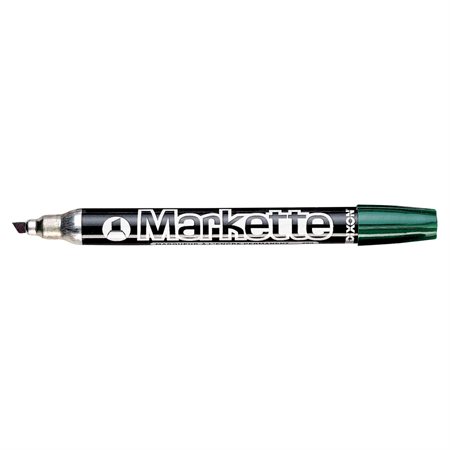 Markette Permanent Marker Chisel point green