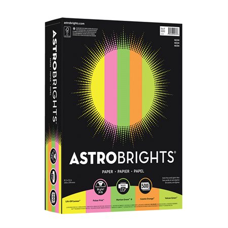 Papier de couleur Astrobrights® neon