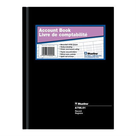 A796 Accounting Book Perfect bound record