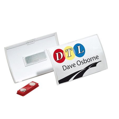 CLICK FOLD®Name Badge With Magnet box of 10