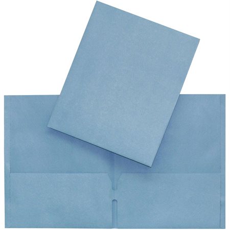 Twin-Pocket Presentation Folder light blue