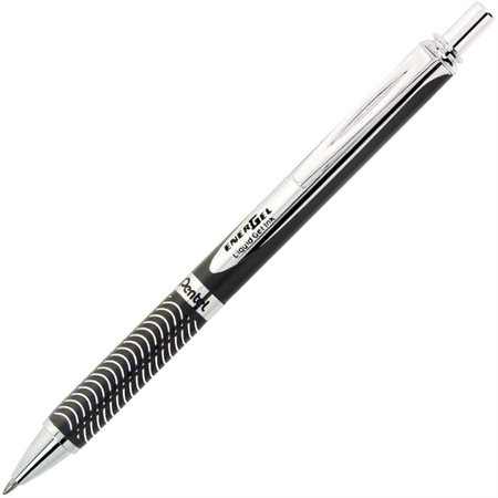 EnerGel® Alloy Retractable Ballpoint Pen Black Ink black