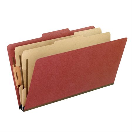 Classification folder Box of 10. red
