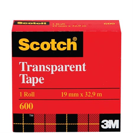 Scotch® Transparent Adhesive Tape Refill 19 mm x 33 m