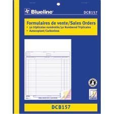Sales Orders 8-1 / 2 x 11 in. triplicate (bilingual)