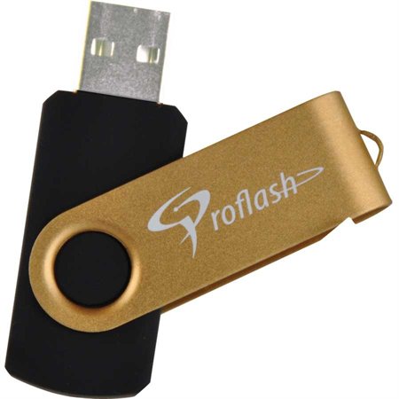 FlipFlash Flash Drive 32 GB gold