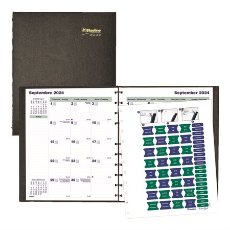 Agenda mensuel MiracleBind™ CoilPro™ (2023) 11 X 9-1 / 16 po.