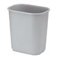 Deskside Wastebasket Small, 12.9L, 11-3 / 8 x 8-1 / 4 x 12-1 / 8"H grey