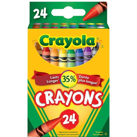 Crayons de cire Crayola® bte 24