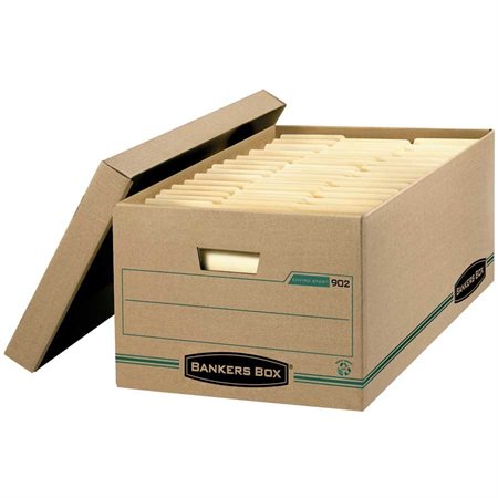 Boîte de classement Enviro-Stor™ 24 x 15 x 10"H. Empilable jusqu'à 500 lb. format légal